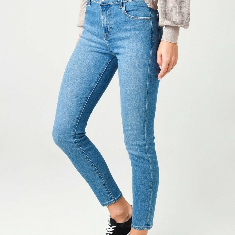 NWT J Brand Alana High-Rise Crop Skinny in Pioneer Pioneer 27 MSRP$228